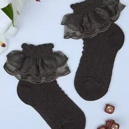 neska moda Women Lace Socks-picture-28