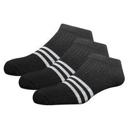 air garb Pack of 3 Striped Ankle-Length Everyday Socks-picture-29