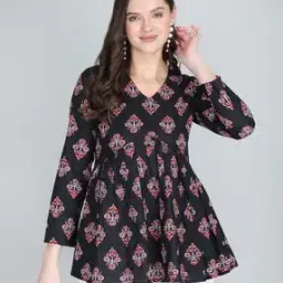 nantan Women Printed Regular Fit Top-picture-26