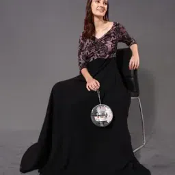 miss chase V-Neck Fit & Flare Dress-picture-47