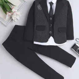 fourfolds Boys Polka-dot Suit Set image 1