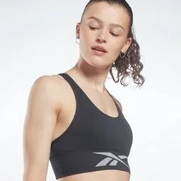 reebok Logo Print Training Bra-picture-40
