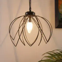 devansh Rose Iron Hanging Lamp image 1