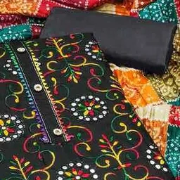 svaraa Women Floral EmbroideredUnstitched Dress Material-picture-25