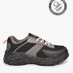 performax Panelled Lace-Up Sports Shoes-picture-23