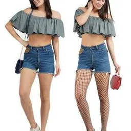 zerokaata Pack Of 2 Sheer Stockings with Over-The-Calf-picture-40