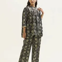 jaipur kurti Women Floral Print 2-Piece Co-Ord Set-picture-32