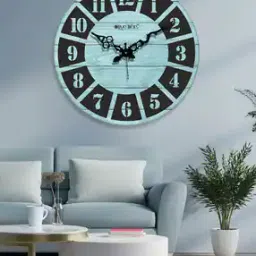olive tree Printed Silent Movement Wooden Wall Clock-picture-18