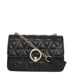 fastrack Women Logo Embossed Sling Bag with Chain Strap-picture-15