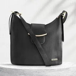 fastrack Women Logo Embossed Hobo Bag with Adjustable Strap-picture-45