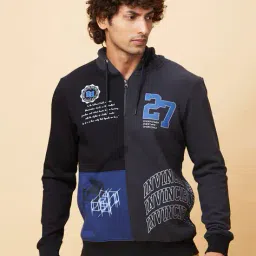 being human Men Typographic Print Regular Fit Sweatshirt image 1