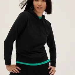 marks & spencer Solid Hoodie-picture-50