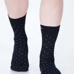 Unisex Pack of 2 Polka-Dot Mid-Calf Length Socks-image-17
