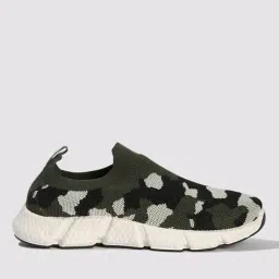 yousta Men Camouflage Print Slip-On Sneakers image 1
