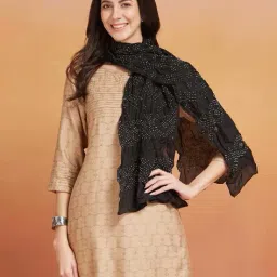 fabindia Women Stole with Stitched Hem image 1