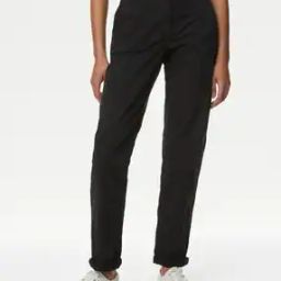marks & spencer Women Relaxed Fit Flat-Front Chinos-picture-44