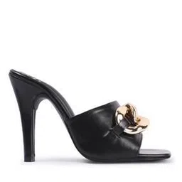 carlton london Women Open-Toe Stilettos with Chain Applique-picture-35