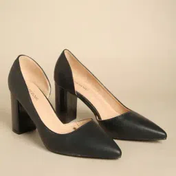 fyre rose Pointed-Toe Chunky Heel Pumps image 1