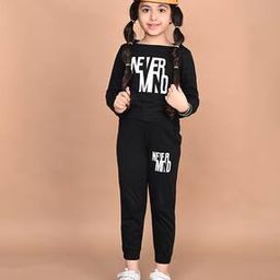 lilpicks Typographic Print Pants & Top Set-picture-43