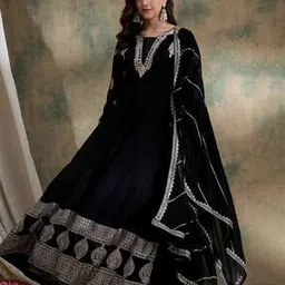 svaraa Women Embroidery A-line Dress-picture-10