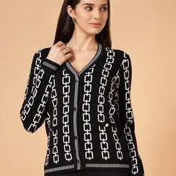 annabelle by pantaloons Women Cardigan with Button Closure -picture-14