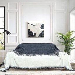 cortina eyelet curtain Floral Print 3-Seater Reversible Sofa Cover-picture-26