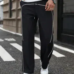 hivora Men Straight Track Pants with Insert Pockets image 1