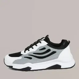 buda jeans co Men Colourblock Lace-Up Sneakers-picture-52