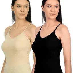 vanila Pack of 2 Women Round-Neck Camisoles-picture-28
