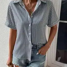 yuniqee Women Striped Regular Fit wit Spread Collar-picture-29