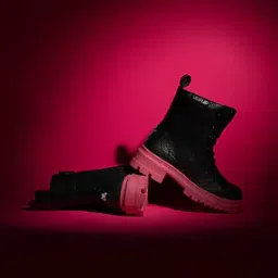 hopup Girls Boots With Canvas Upper-picture-27