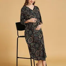 Women Printed Fit & Flare Dress-image-8