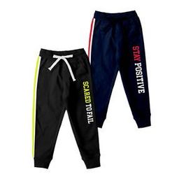 codez Boys Pack of 2 Typographic Print Joggers-picture-28