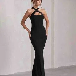 wanquila Women Halted-Neck Bodycon Dress-picture-14