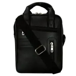 leather world Leather Messenger Bag with Adjustable Strap-picture-14