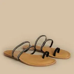 acai Embellished Toe-Ring Flat Sandals-picture-47