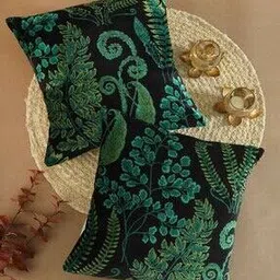 ratancart Set of 2 Leaf Woven Cushion Covers 16" x 16"-picture-38