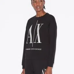 Brand Print Crew-Neck Sweatshirt-image-23
