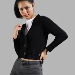 V-Neck Sweater Dress-image-72