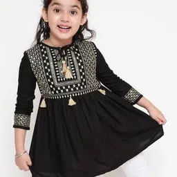 ishti Embroidered Top with Tassels-picture-44