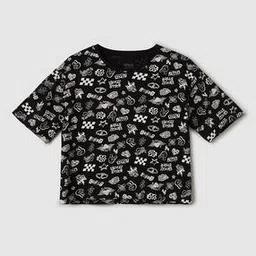 max Girls Cotton Cartoon Printed T-shirt-picture-48