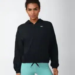 reebok Women Logo Print Relaxed Fit Hoodie-picture-52