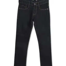 cantabil Straight Fit Jeans with 5-Pocket Styling  image 1