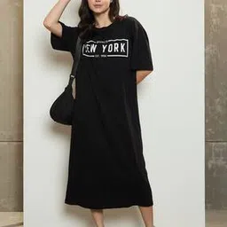 barcino Women Typographic Print Sheath Dress-picture-14