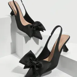 purplehunt Women Sling-Back Cone-Heeled Sandals image 1