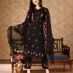 berrylicious Embroidery Straight Kurta Set-picture-50