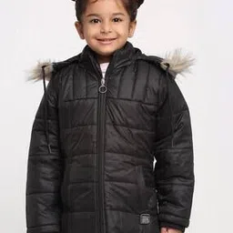 vero amore Zip Closure Puffer Jacket with Faux Feather-picture-45