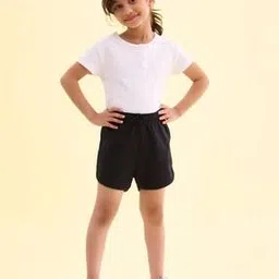 go colors Girls Regular Fit Flat-Front Shorts-picture-34