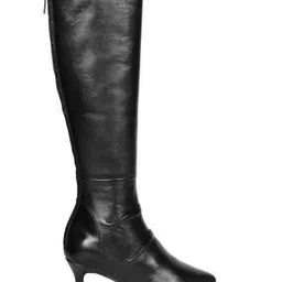 saint g Leather Slouchy Kitten Heel Knee-Length Long Boots-picture-12