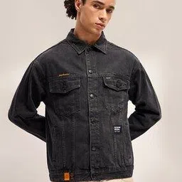 the bear house Men Regular Fit Jacket with Button Closure-picture-30